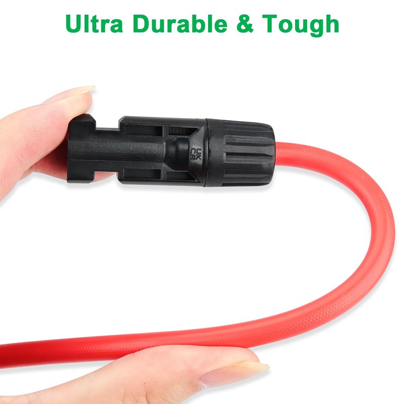 LEPITERY Solar Connectors Y Branch Parallel Adapter 30A Cable 1