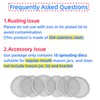 QSYZAIL 10 Pcs Sprouting Lids for Mason Jar 2.75 Inch