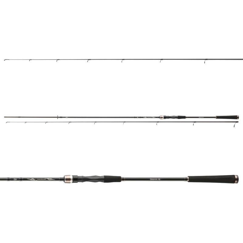 DAIWA Exceler Jiggerspin 1002L, 2 Pieces, 3.05m, 3-18g, Jigger Spinning