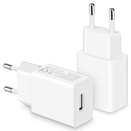 MatauMahi MatauMahi 5V1A USB Ladeger?t (Wei?, 2er-Pack), 5W Netzteil, Stecker, Adapter f1r Handys, Tablets, Powerbanks, Bluetooth-Kopfh?rer, Smartbands und Andere Ger?te Mit USB-Schnittstelle