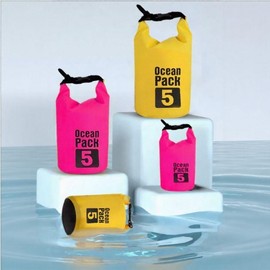 Multipurpose Waterproof Dry Bag & Phone Pouch - Essential for Water Activities, Swimming, Clip-On Design Pink