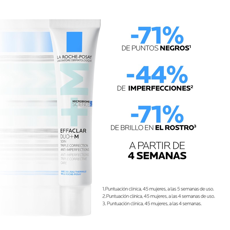 La Roche-Posay Effaclar DUO (+) M Crema hidratante anti-imperfecciones, 40ml