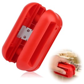 Woodworking Edge Banding Trimmer, Professional Edging Tape Trimming Tool with Tungsten Carbide Blades, Manual Edge Banding Trimming for Woodworking Projects (Furniture and Cabinet Making), Red