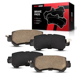 Torchbeam Rear Disc Ceramic Brake Pads Kit Fits2013-2015 CX-5, 2016-2018 C-X-3, 4pcs Automotive Replacement Brake Pads,D1624