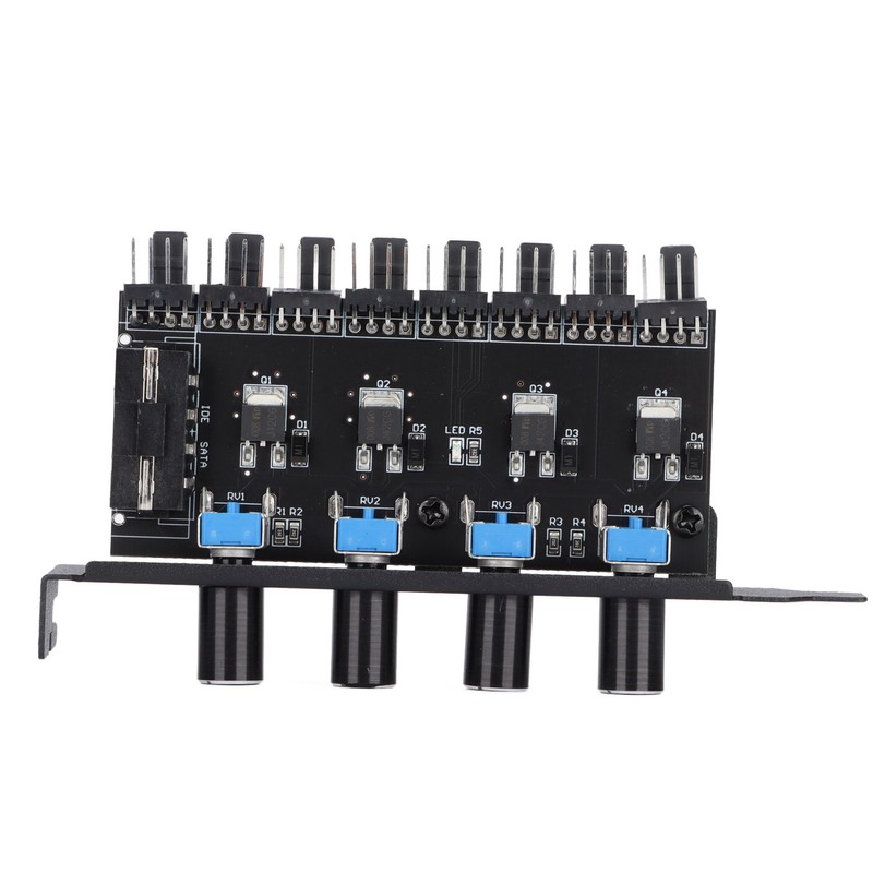 Fan Hub 12V 4pin 8 Channels 4 Knob Stable Precise