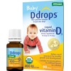 Ddrops Organic Baby: 400 IU, 90 Drops - Infant Daily Liquid Vitamin D for Healthy Teeth and Bones. Preservative-Free, Sugar-Free, Non-GMO, Allergy-Friendly Formula.