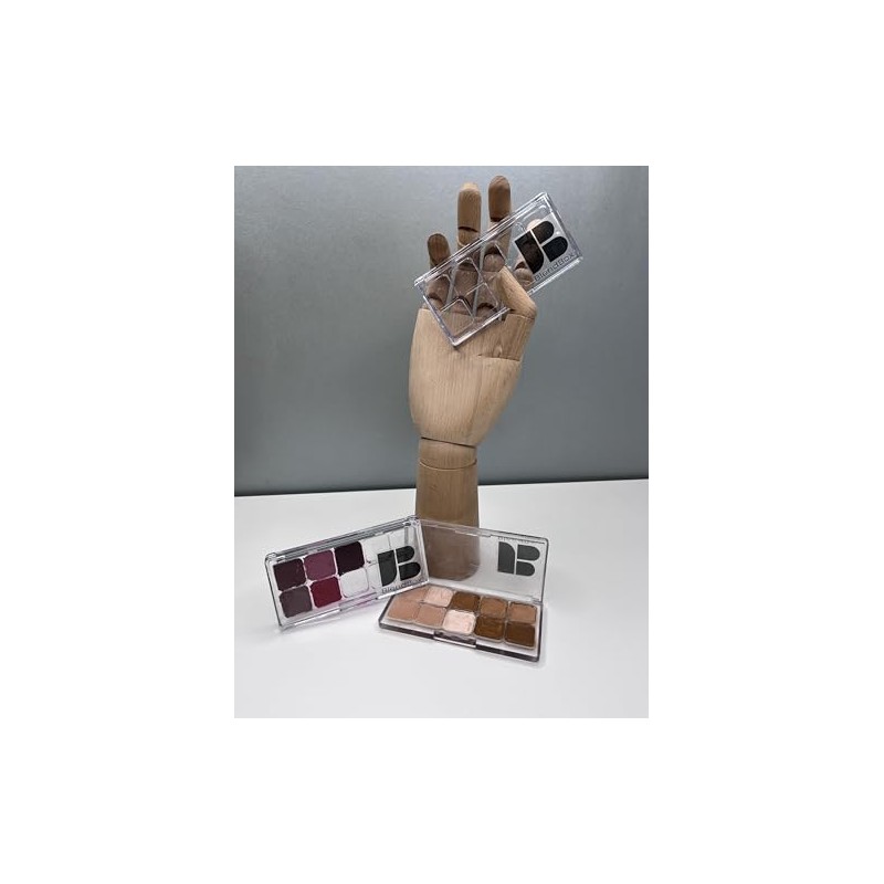 Makeup Palette Pro Paleta Vacía de Maquillaje Transparente con 10