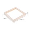 VILLFUL Modern Wooden Acrylic Photo Frames for DIY Art Projects