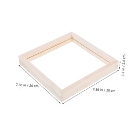 VILLFUL Modern Wooden Acrylic Photo Frames for DIY Art Projects Creative Design Durable and Protective for Home Display