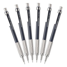 Pentel GraphGear 500 Automatic Drafting Pencil, 0.7mm, Blue, Pack of 6