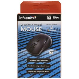 Infapower X205 Wireless Optical Mouse, Black