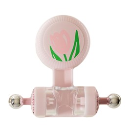 Handheld Shower Head Holder 70° Angles Adjustable,Wall Mount Shower Head Supports,Shower Bracket with Hook,Relocatable,Universal Shower Hose Fits Showerhead Holder (Pink)