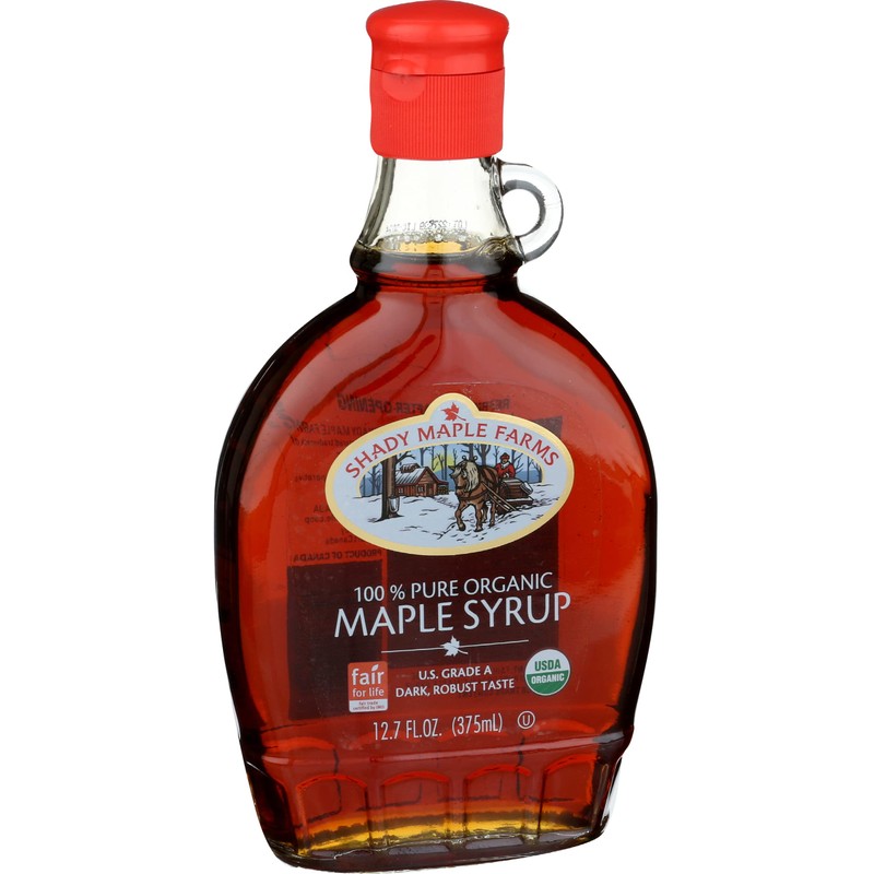 Shady Maple Farms Organic Grade A Maple Syrup, 12.7 Fl