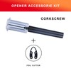 Tyzine Wine Air Pressure Pump Bottle Opener Set With Foil