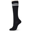Zett ZFS2000 Soccer Socks (2 Lines) White x Black