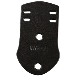 Jay-Pee Police Citation Bar and Badge Holder Two Bars Genuine Leather Black