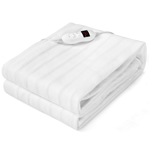 DORTALA Heated Mattress Pad Twin, Single Electric Mattress Pad Bed