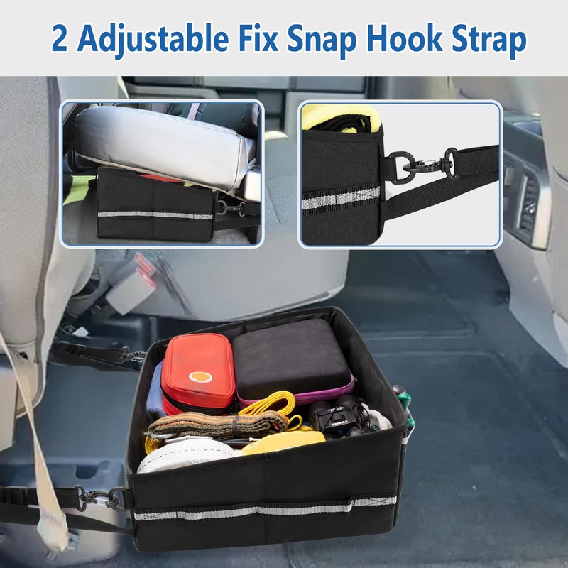 GRAOSO Under Seat Storage Fit for SuperCrew Cab, Foldable Truck