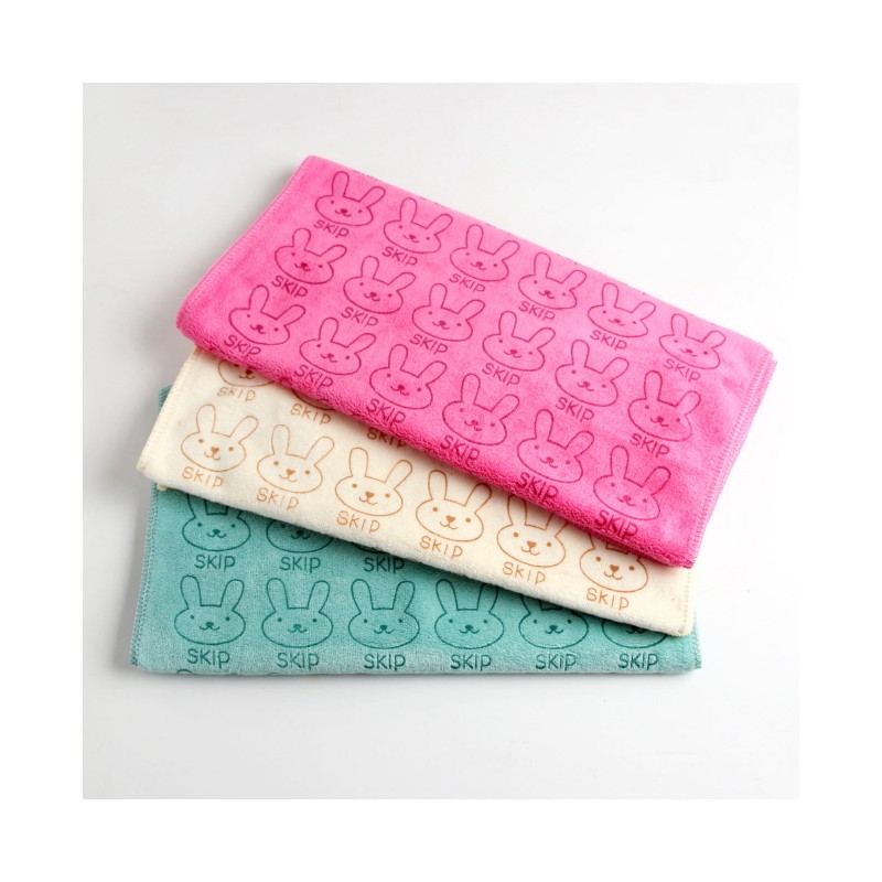 Microfiber rabbit towel (35cmx75cm)