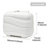Kono Lightweight Polypropylene Carrying Case Hard Shell Cosmetic Case Travel