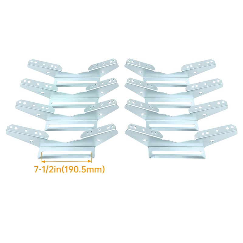 KUAFU Pontoon Wing Brackets Bunk Bolster Boat Pontoon Trailer V