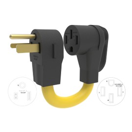 ZOVAYA NEMA 6-50P to 14-50R Welding Dryer EV Charger Adapter Cord, 240V 50A Suit for RV/EV Charging ,Heavy Duty 6 Gauge,Design with Grip Handle STW 6/3.ETL Listed