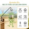 Idzo 18 Inch Railing Hook, Deck Hook for Bird Feeder