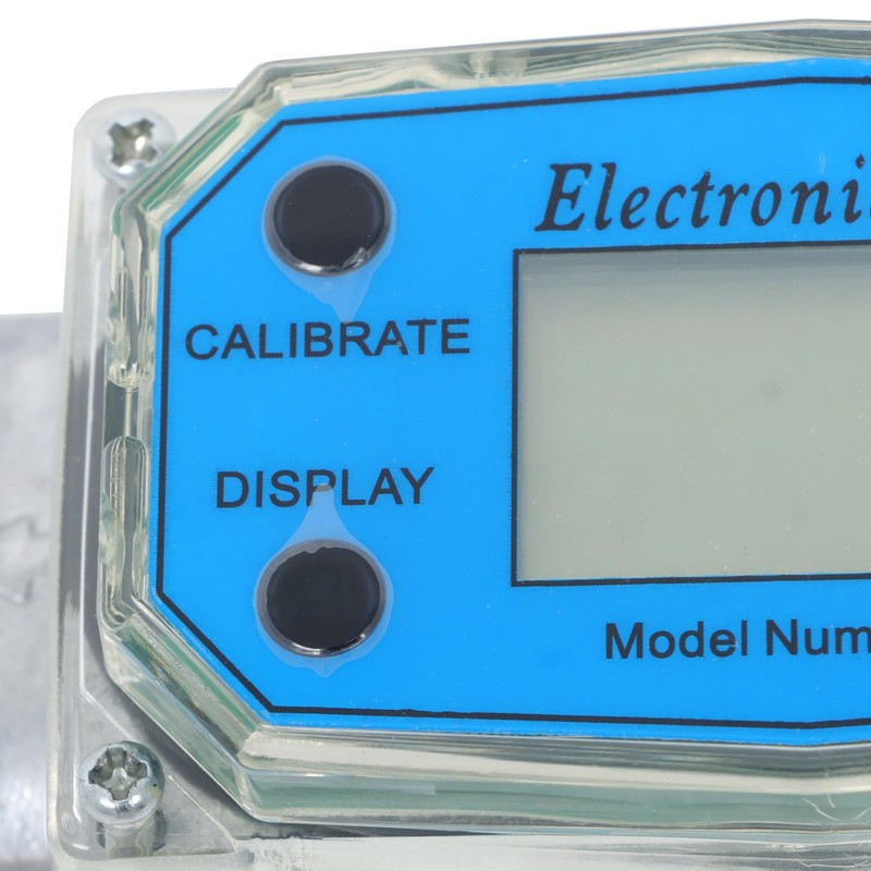 kimllier Electronic Turbine Flow Meter with 3/4 Adapter 2.6-26Gpm Inline