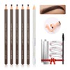 LSxia Waterproof Eye-Brows Pen-cil Set, Pull Cord Peel-off Eyebrow Pencil