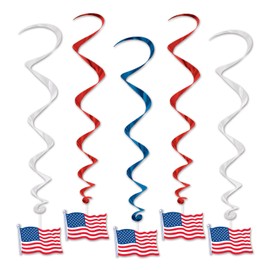 Beistle American Flag Whirls