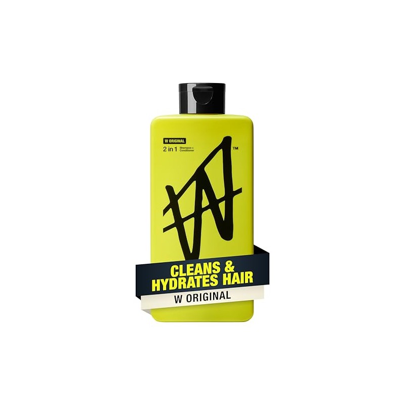 W by Jake Paul Men’s 2-in-1 Shampoo and Conditioner, Full