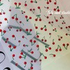 TailaiMei Cherry Nail Stickers, Fruit Self-Adhesive Nail Art Decals for