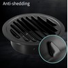 4 Inch Stainless Steel Vent Round Black Soffit Vent Cover