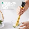Homestia Muddler for Cocktails, 10'' Stainless Steel Cocktail Muddler with