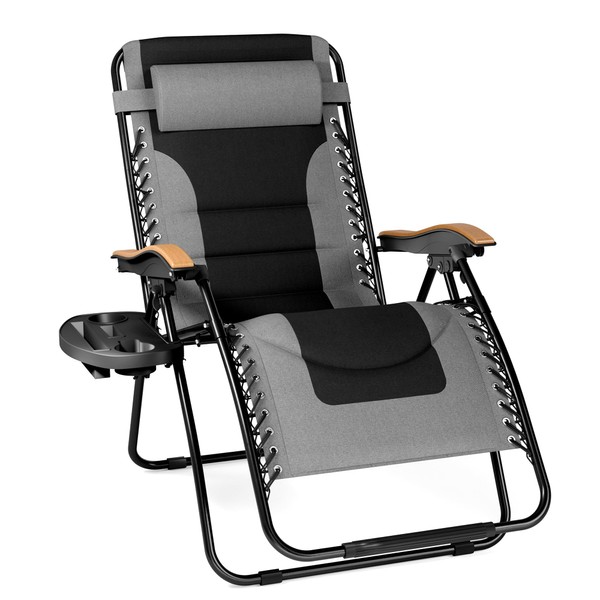 PHI VILLA PHI VILLA XXL Oversized Padded Zero Gravity Chair,