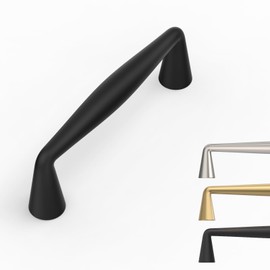 9BUILD 10 Pack 3 Inch Cabinet Pulls Matte Black Kitchen Cabinet Handles Cabinet Hardware Kitchen Handles for Cabinets Black Drawer Pulls Cupboard Handles