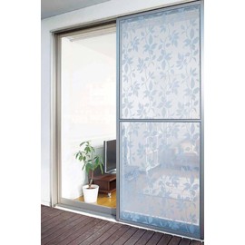Cogit Patterned Screen Door Lace 6.9 ft (2.3 m), Set of 2, Line of Sight, UV Shut, Easy, Screen Refilling, Hard to See, Made in Japan, DIY