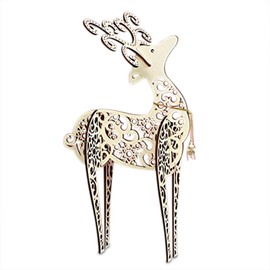 Enesco Flourish Reindeer with Tie Centerpiece, 17-Inch