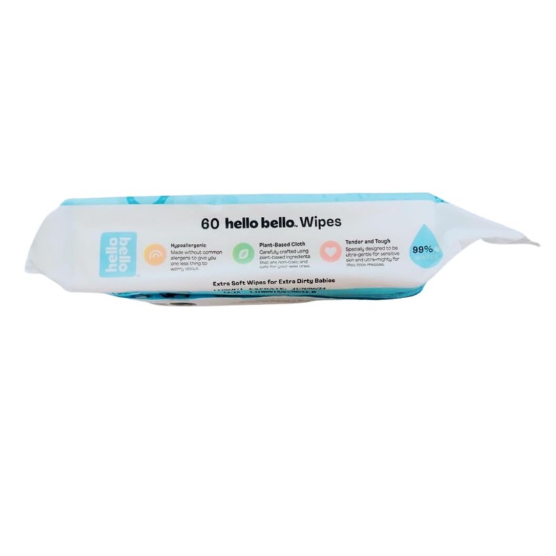 Hello Bello Baby Wipes 60 ct (4-Count)
