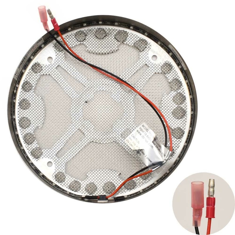 ITC Marine Boat Illuminated Speaker Grille Cover | Blue LED