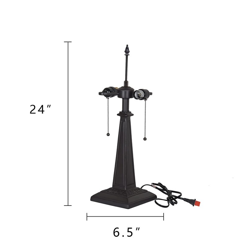Capulina Tiffany Table Lamp Base Replacement for 14-18 Inches Lampshade