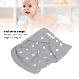 Washable Nappy for Babies, Reusable Cloth Nappy, Cloth Nappies for Children, Adjustable, Washable, Waterproof, Leak-Proof with Press Studs, for Children Aged 3 to 6 Years (104)