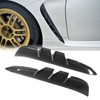 2PCS Side Vent Frame Cover Dry Carbon Fiber Material Replacement