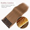 Elailite Clip in Hair Extensions Real Human Hair, Remy Hairpieces