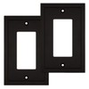 Modern Edge Decorative Wall Plate Switch Plate Outlet Cover, Durable