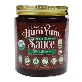 Hum Yum - Organic Vegan Chocolate Sauce, Net Wt 8.5oz, see description
