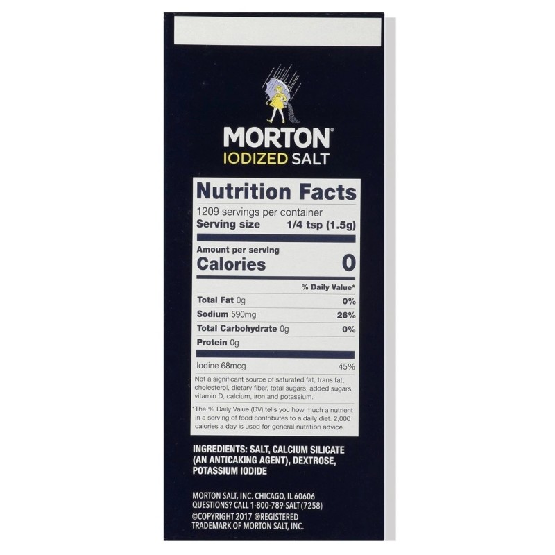 Morton Iodized Table Salt - 4lb.