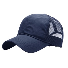 Lunenon Soleil Men's Casual Lightweight Mesh Cap, Casual, Walking, Breathable, Spring, Summer, Autumn, navy
