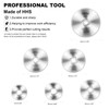 LitKiwi 7PCS Rotary Drill Saw Blades,with 1PCS 1/4" Hex Shank