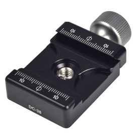 [Z-Jing] DC-38 Quick Release Clamp Conforms to Arca-Swiss Standard Aluminum Screw Knob Clamp for Quick Release Clamp, Tripod Mount